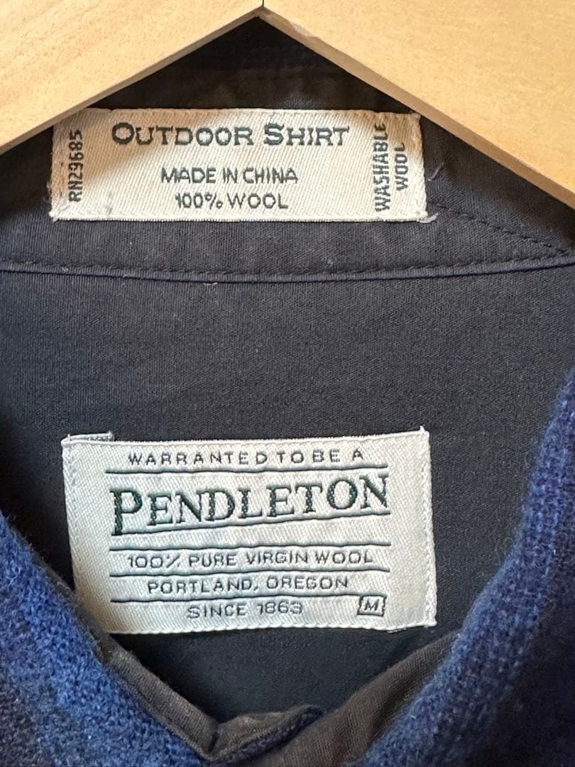 Pendleton ストラップウールシャツ M tenderloin