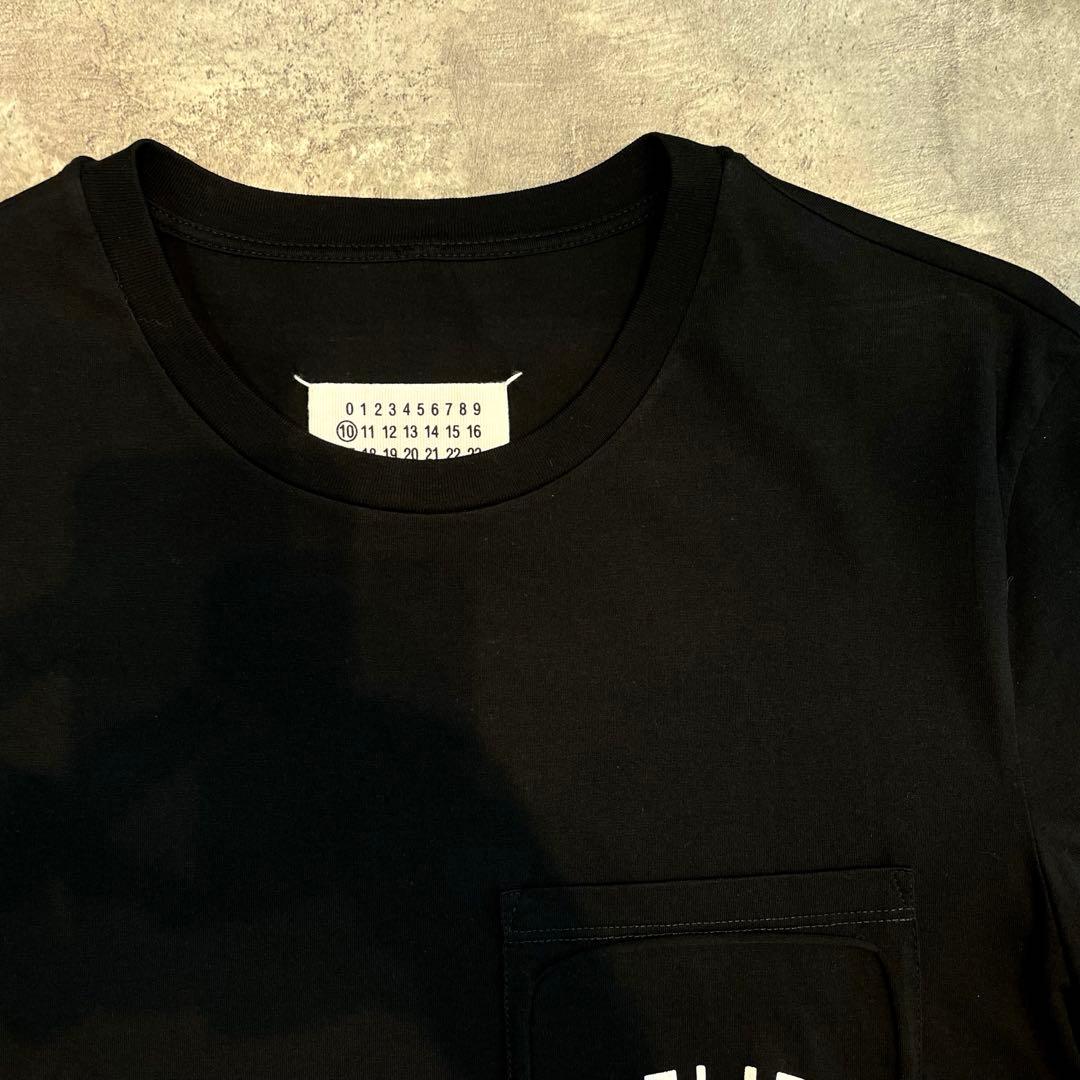 Maison Margiela（メゾンマルジェラ）ポケットTシャツ ブラック