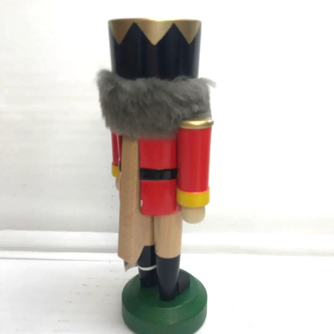 木製 くるみ割り人形 約17cm ドイツ製 ドレゲノ社
