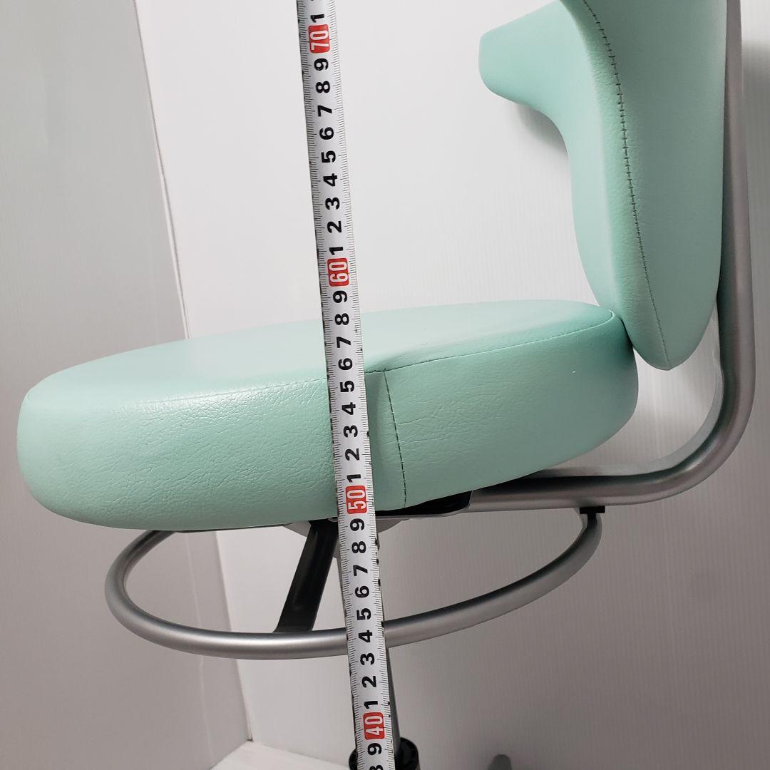 ②病院ドクター用丸椅子　藤沢工業　ACS700LBL　オフィースチェア　送料込み