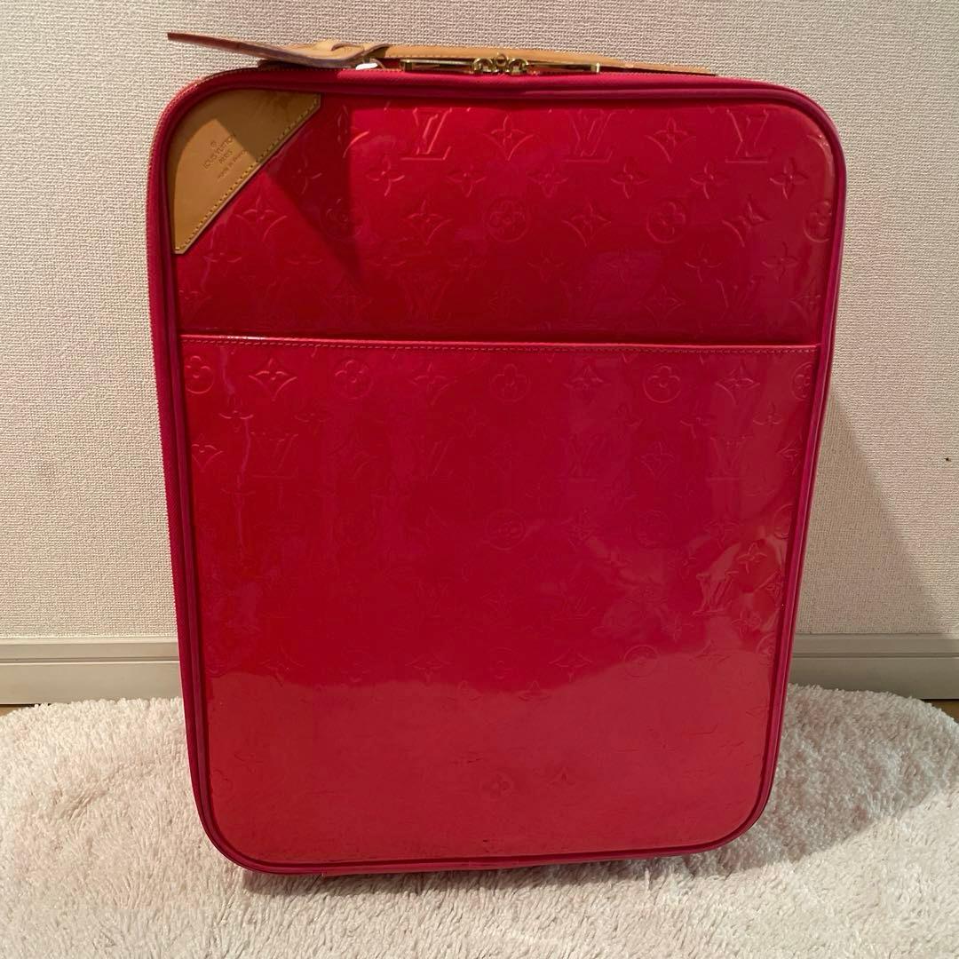 LOUIS VUITTON ヴェルニ キャリーケース バッグ　破損箇所あり