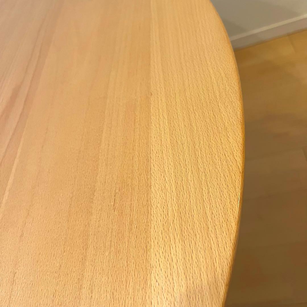 HIDA 飛騨産業 YURURI ダイニングテーブル　変形 ラウンドテーブル