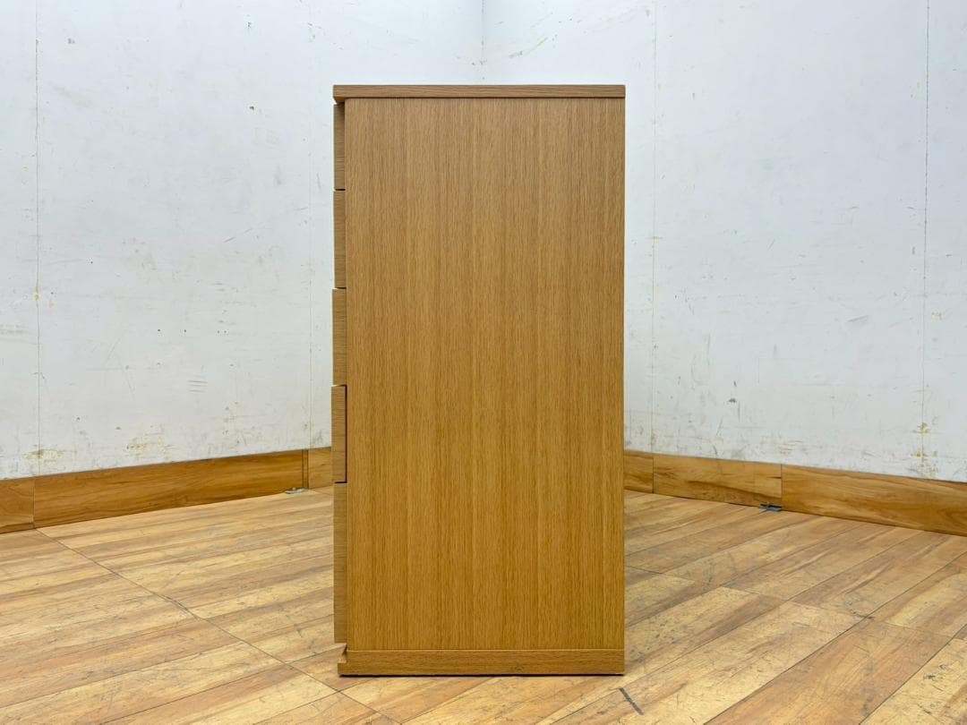 T8065☆展示品☆府中家具☆佐々木木工☆デフィ☆ナラ材☆桐☆ワイドチェスト☆