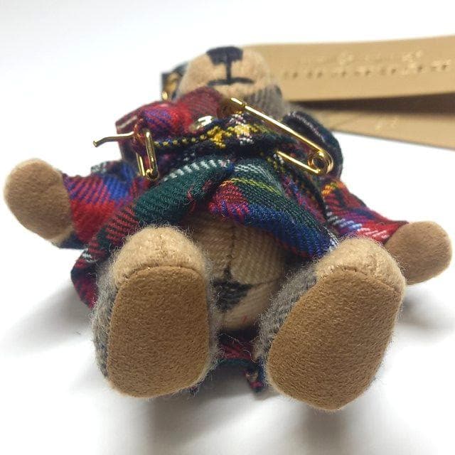 美品 入手困難品 バーバリー トーマスベア チャーム キーホルダー コート
