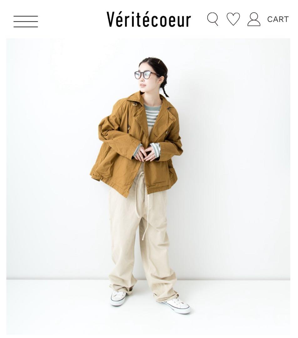 Veritecoeur／ヴェリテクール　ダブルボタンショートコート ST-102