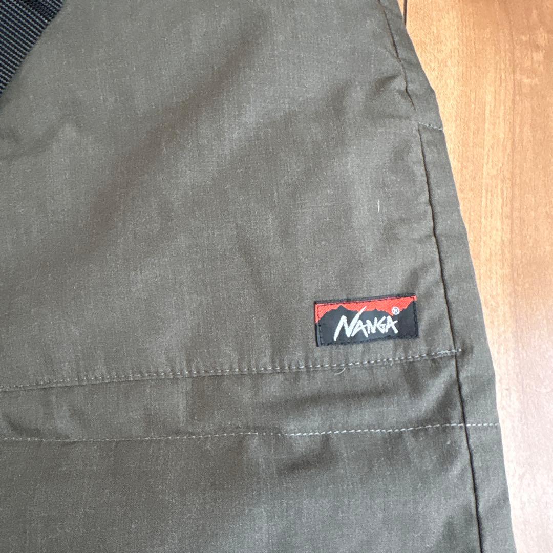 NANGA ナンガ 別注モデル 焚火 DOWN PANTS タキビダウンパンツL