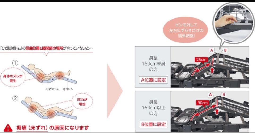 プラッツ　ポジショニングベッド『ヨカロ』　最上位機種　キャスター付き