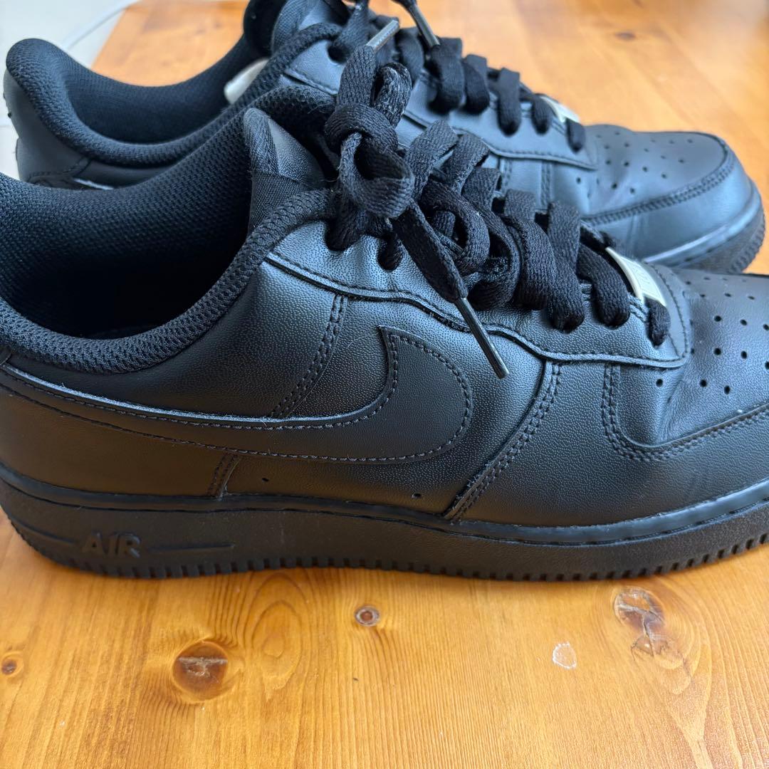【大人気】NIKE ナイキ エア フォース 1 '07 ブラック　黒　26.5