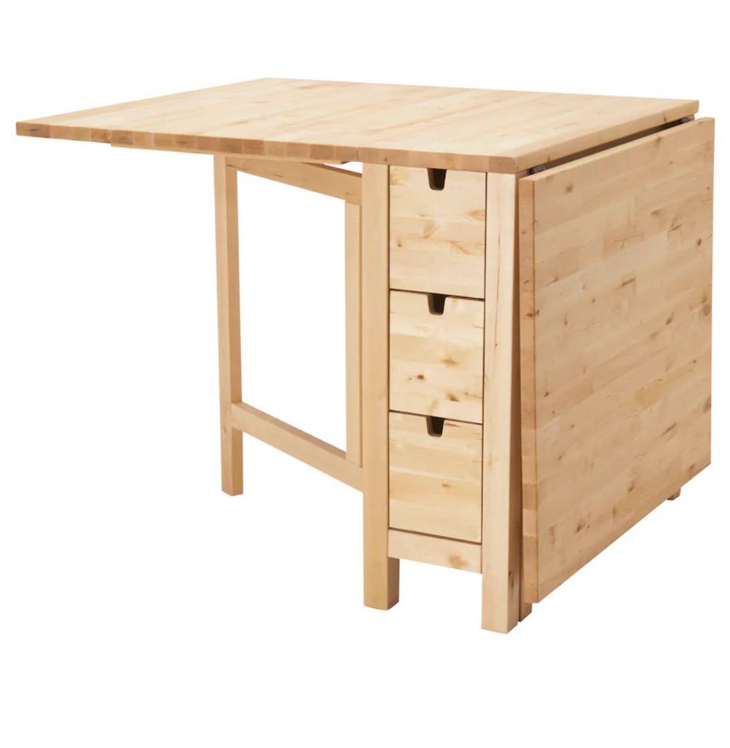 【YUKI】IKEA NORDENノールデン ゲートレッグテーブル