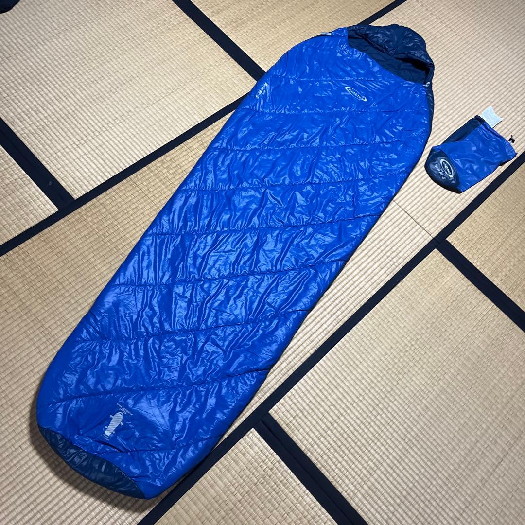【定番】 モンベル シュラフ スパイラル バロウバッグ エクセロフト #5