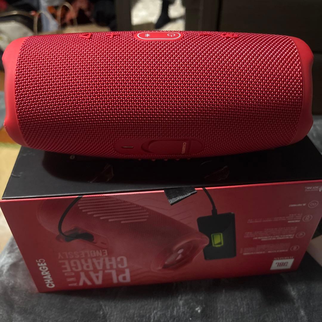 JBL CHARGE 5 レッド ワイヤレススピーカー