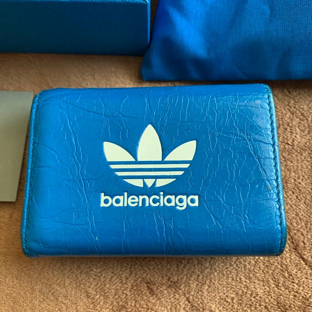 バレンシアガ 3つ折り財布 BALENCIAGA バレンシアガ×アディダス