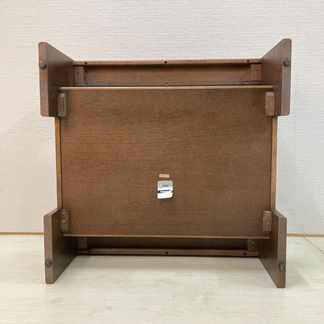 【カリモク】ガラステーブル　センターテーブル　ローテーブル　リビングテーブル