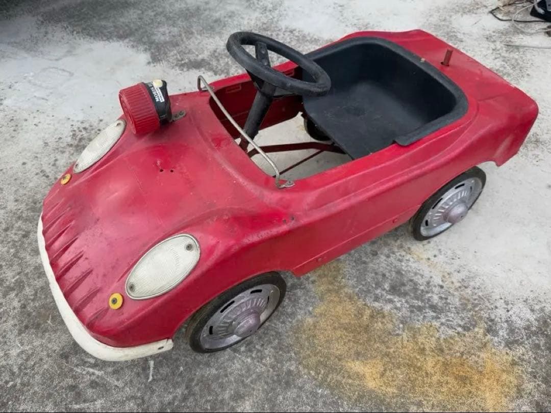 ‼️引取限定‼️ヴィンテージ ブリキ ペダルカー 昭和 モーリス レトロ 乗用玩具