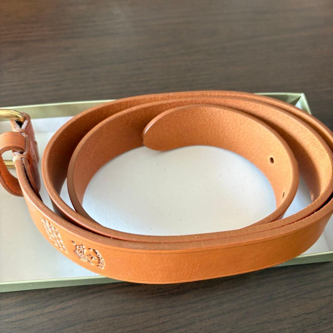 【未使用品】IL BISONTE レザー ベルト