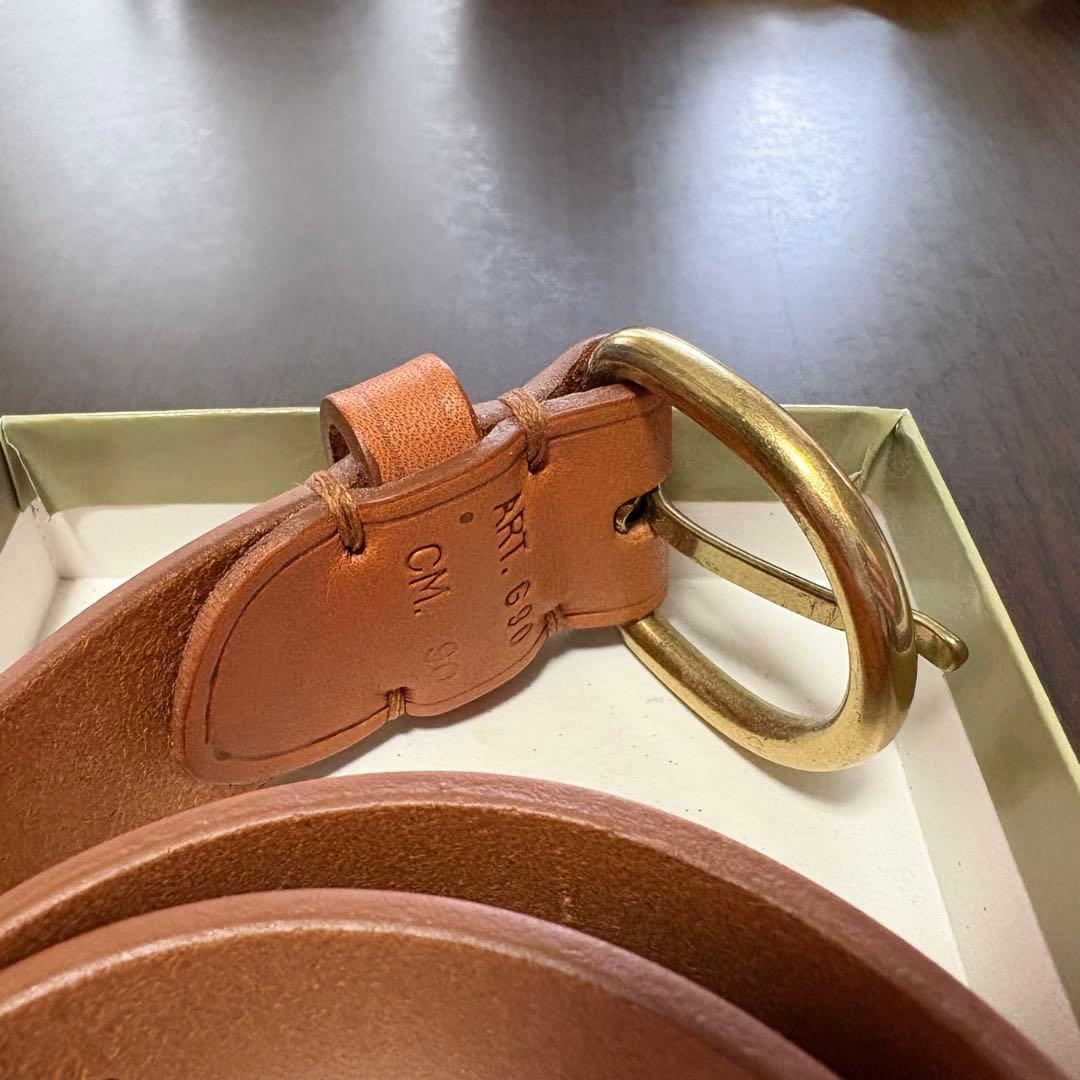 【未使用品】IL BISONTE レザー ベルト
