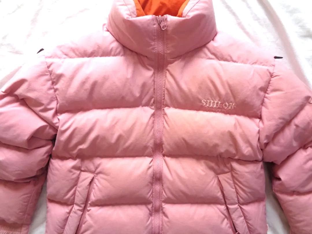 ジャケット・アウター SIIILON Reversible down JKT pink&orange