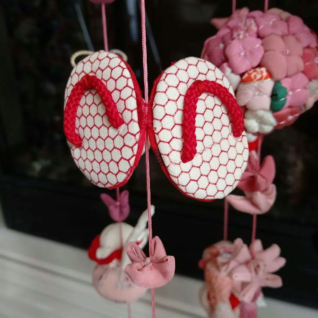 吊るし飾り　雛人形　ひな祭り　ちりめん細工 ✿傘付✿ ハンドメイド