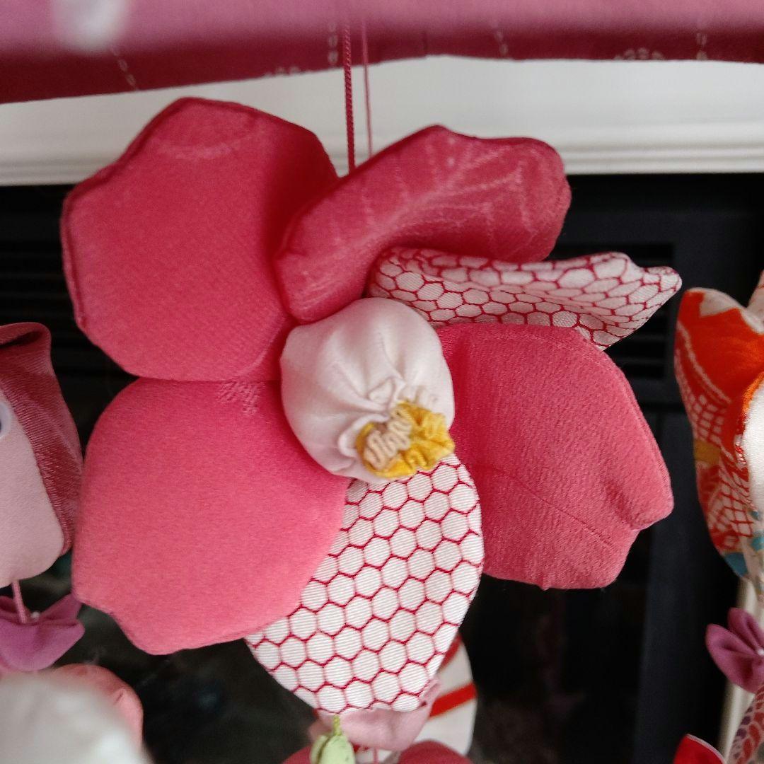 吊るし飾り　雛人形　ひな祭り　ちりめん細工 ✿傘付✿ ハンドメイド