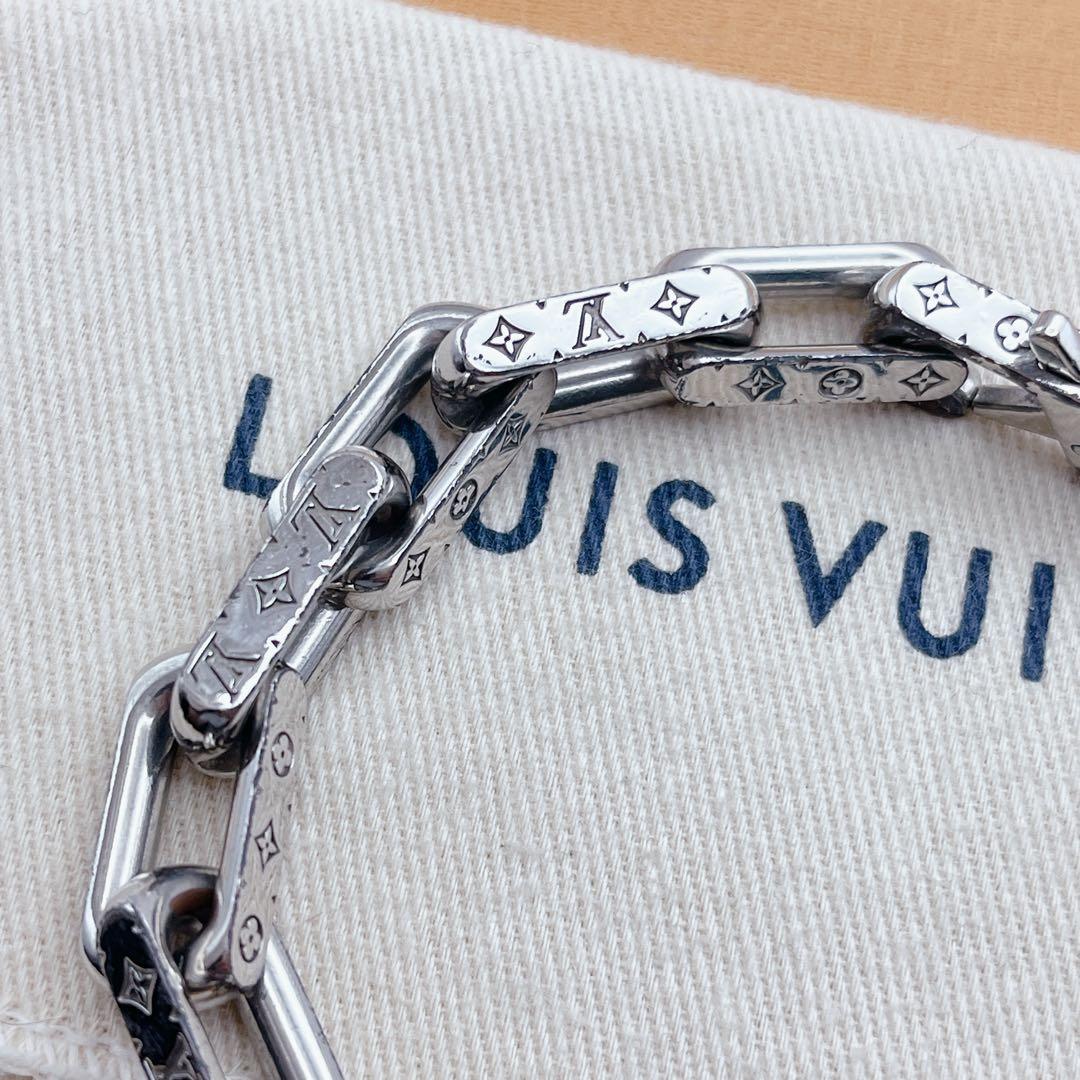 LOUIS VUITTON コリエ　チェーン　ブレスレット　モノグラム　シルバー