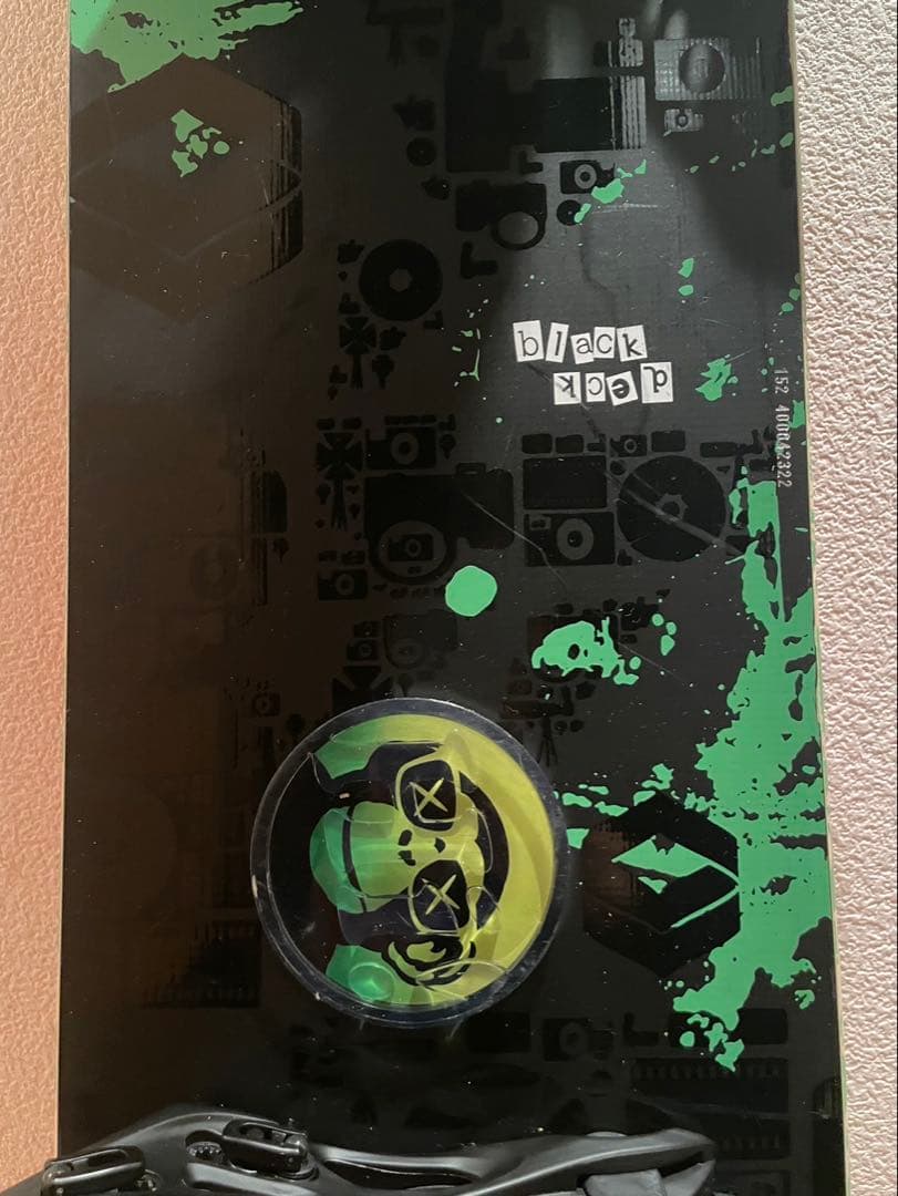 【名作】FTWO Black deck スノーボード 黒/緑152cm