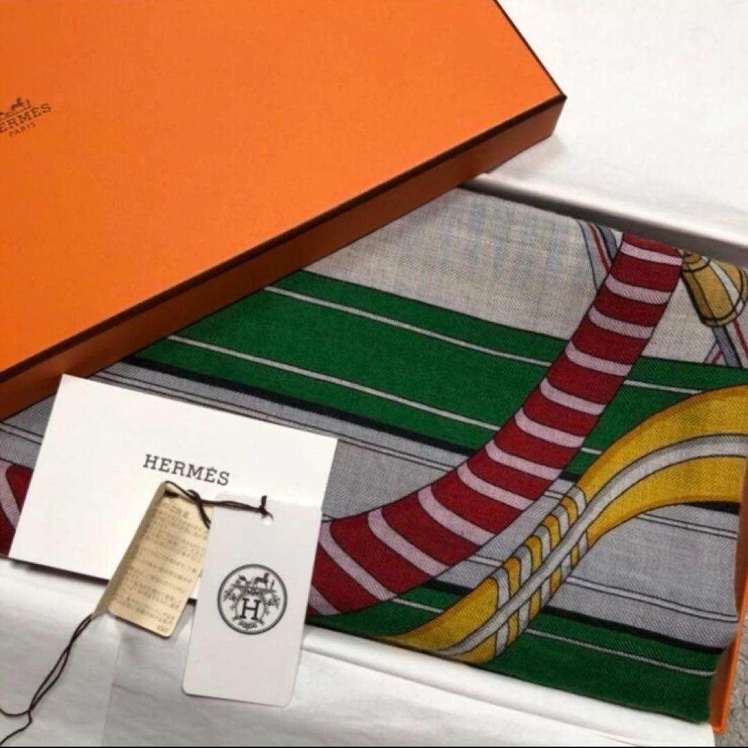 エルメス　カシシル　カシミアシルク 140 カレジュアン　HERMES