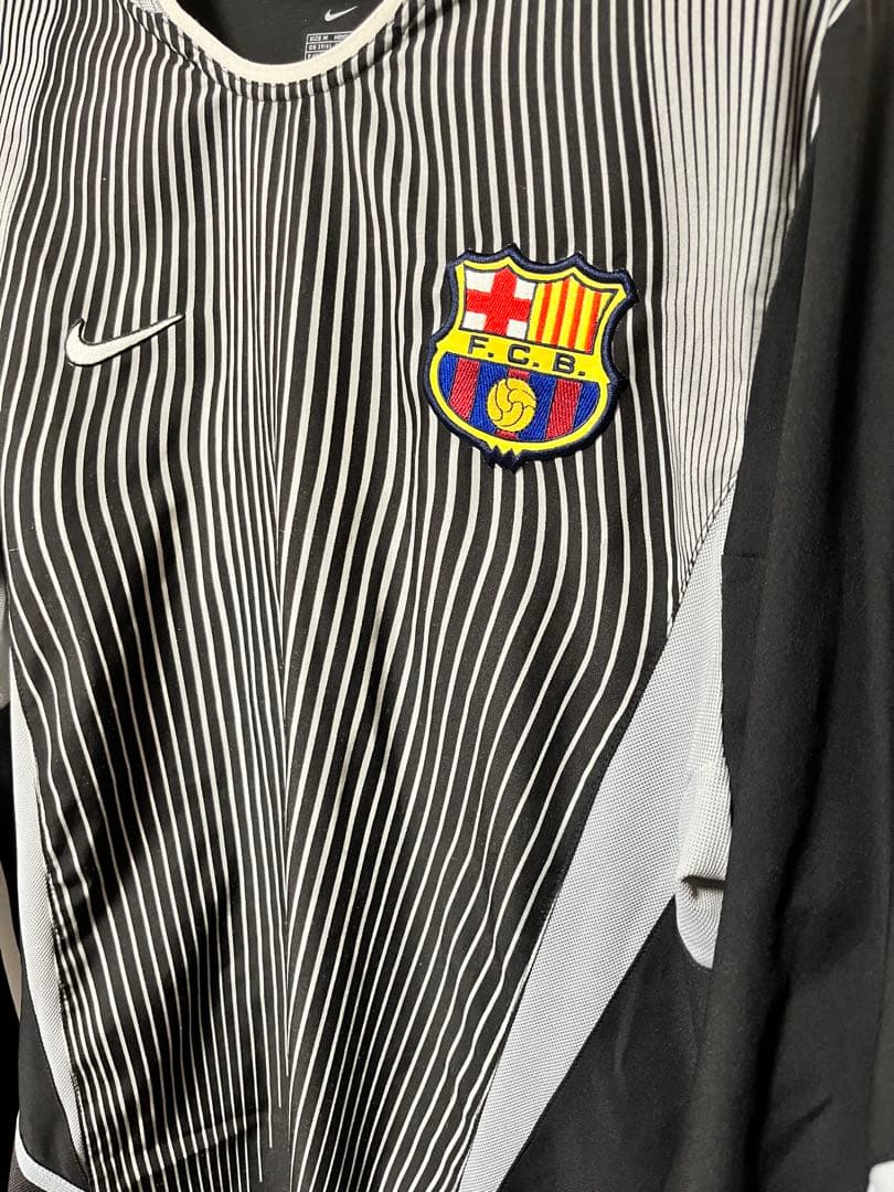 NIKE FCバルセロナ GKユニフォーム 長袖 Mサイズ ブラック 美品