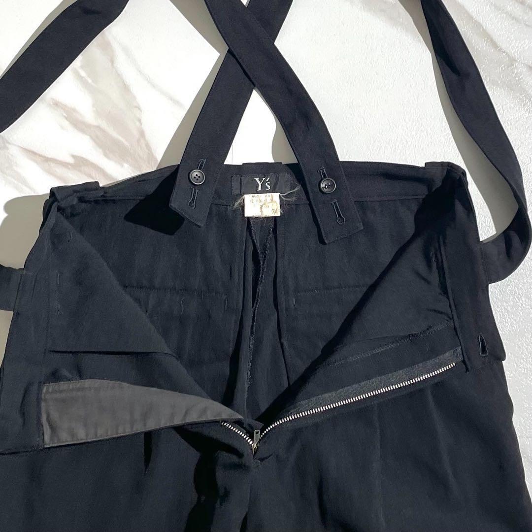 サロペット・オーバーオール・オールインワン Y's wool gabardine overalls pants Msize
