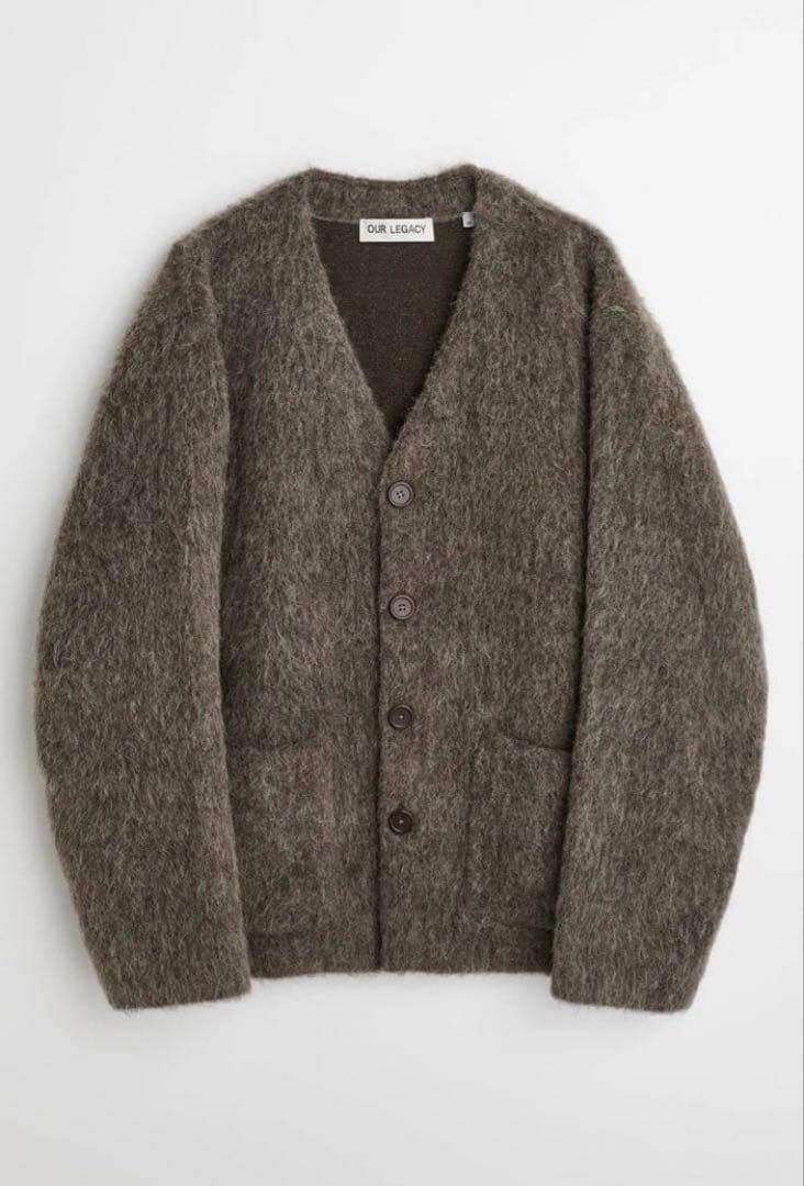 トップス Our legacy mohair gray cardigan