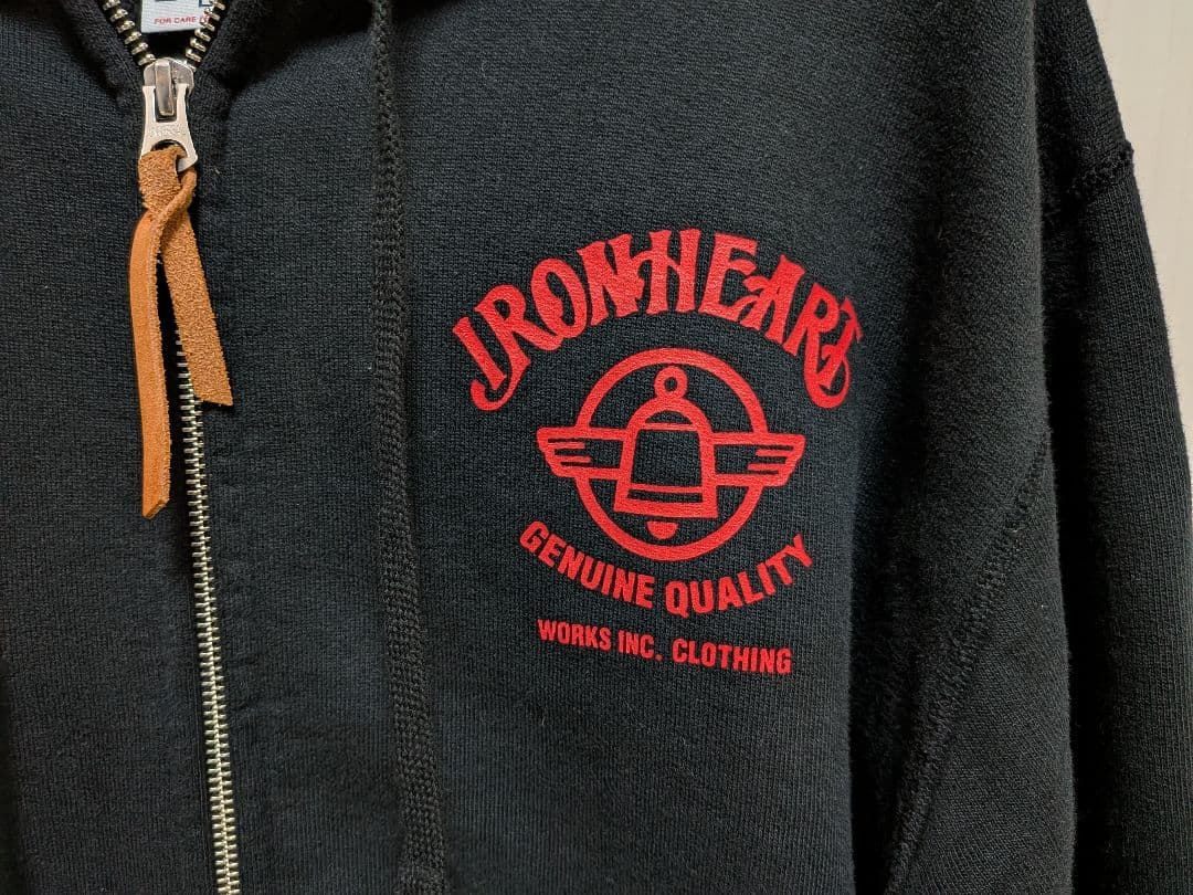 IRON HEART　アイアンハート　ヘビーウェイトジップパーカー