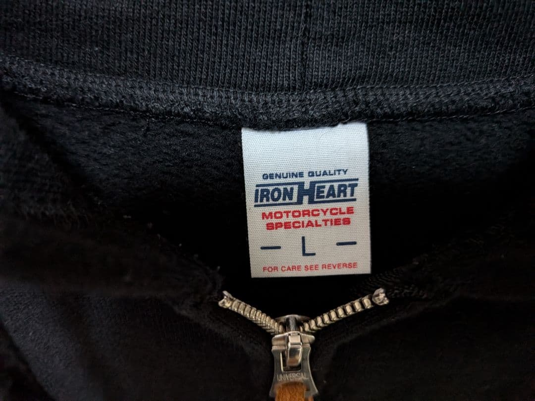 IRON HEART　アイアンハート　ヘビーウェイトジップパーカー