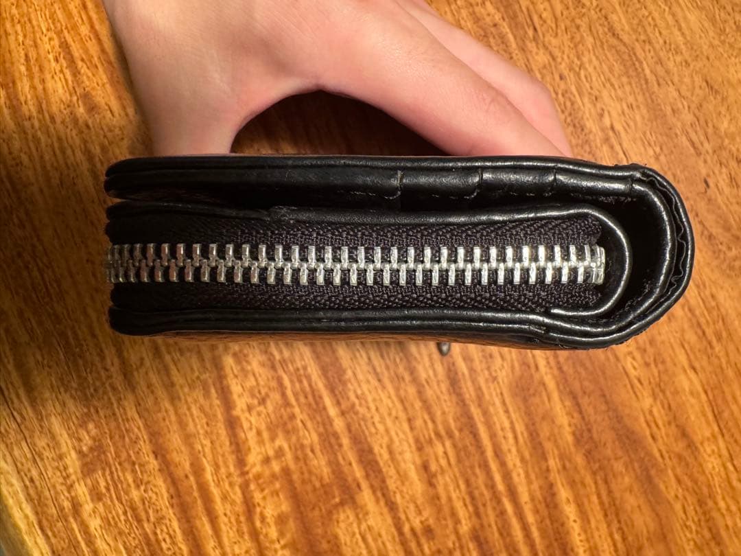 クロムハーツSQ ZIP BILL スクエアジップビル レザー財布