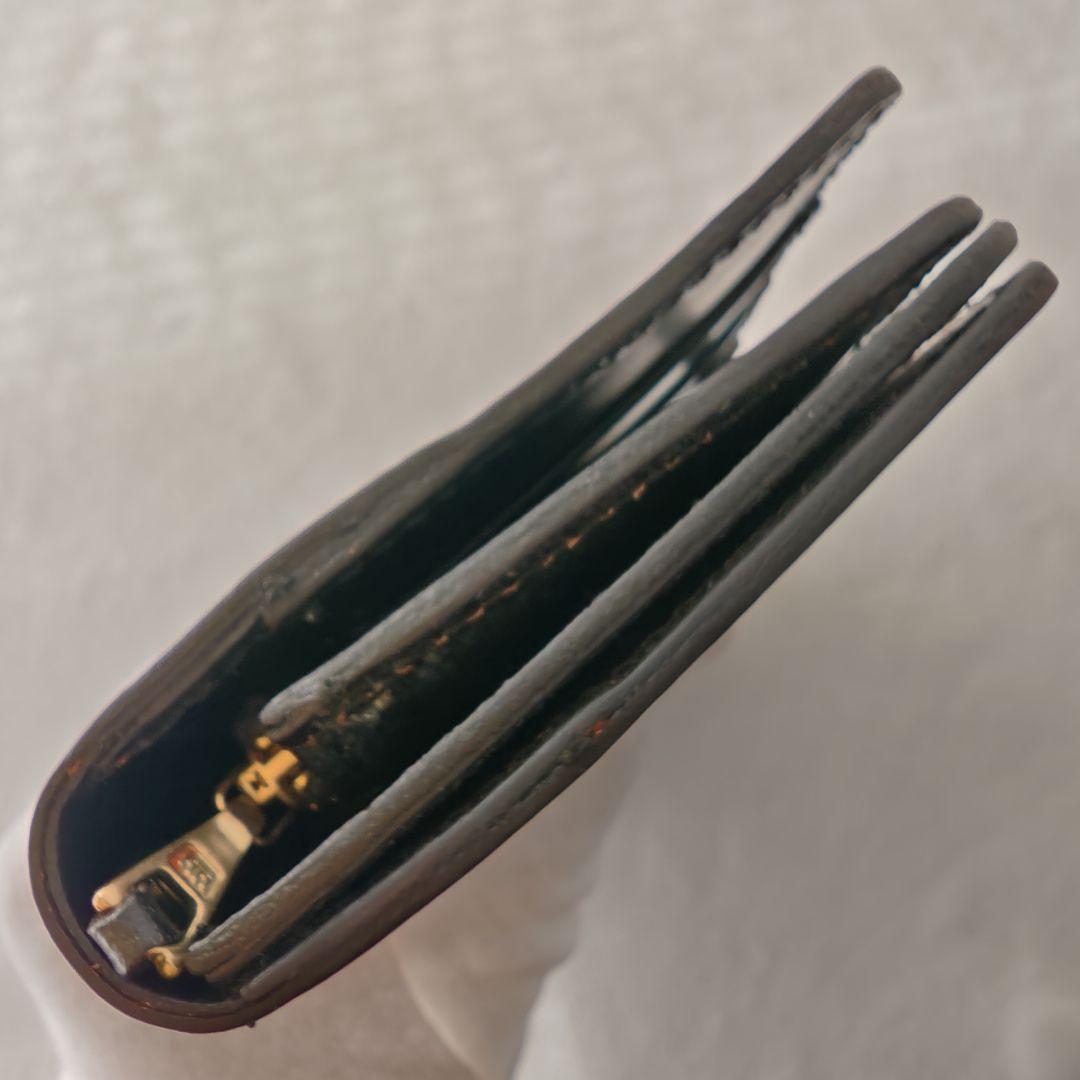 美品　GLEN グレンロイヤル　ラウンドロングパース　ブラック
