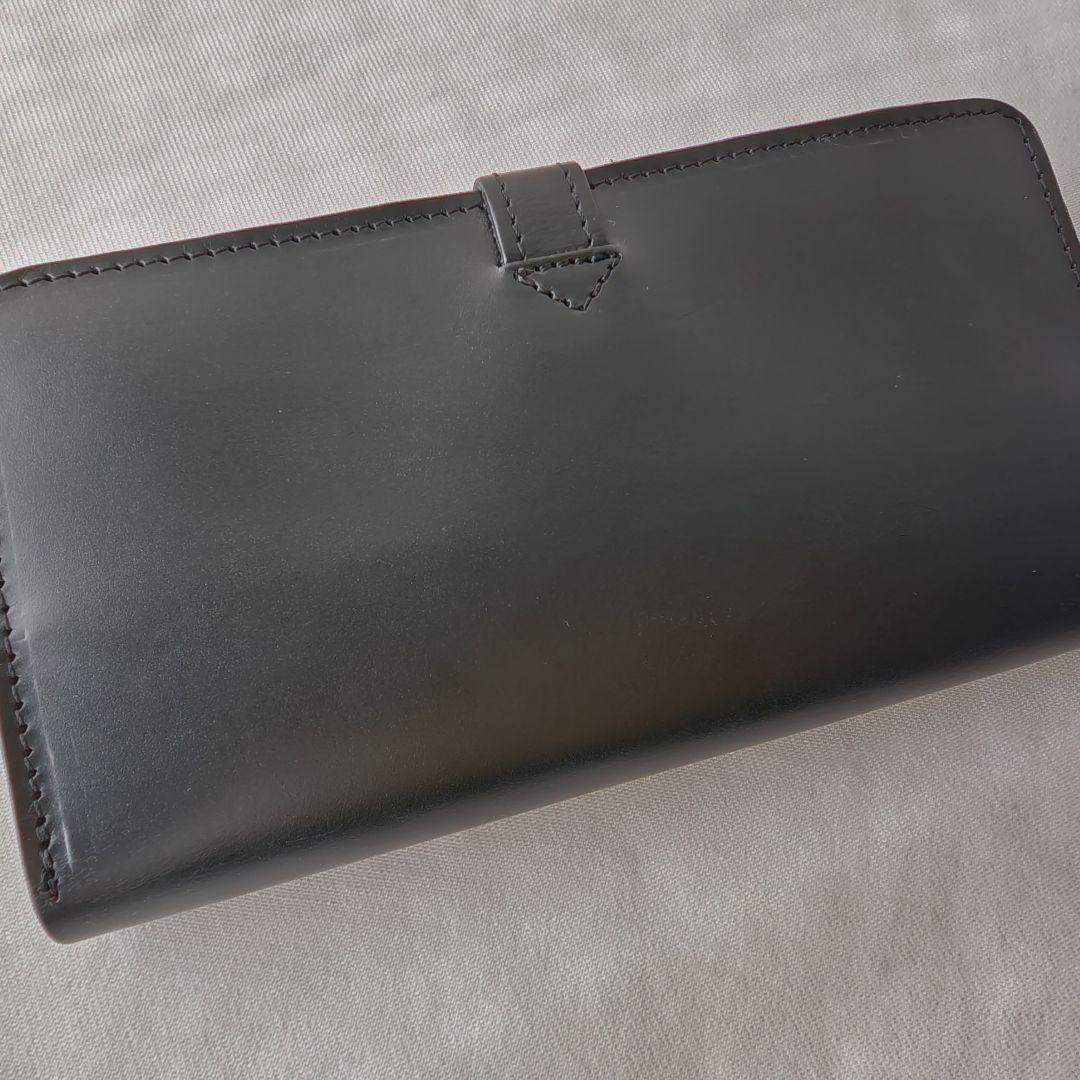 美品　GLEN グレンロイヤル　ラウンドロングパース　ブラック