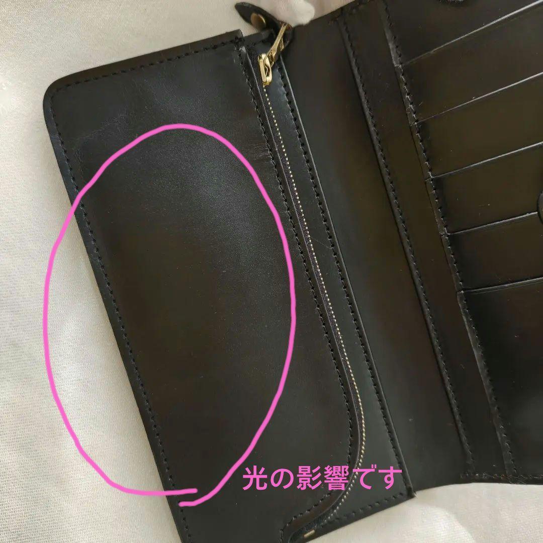 美品　GLEN グレンロイヤル　ラウンドロングパース　ブラック