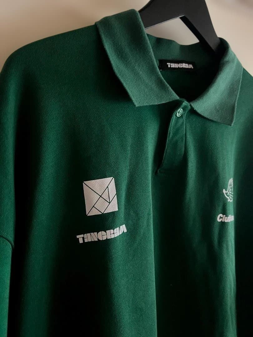 TANGRAM×ClubhouseコラボスウェットポロシャツXL