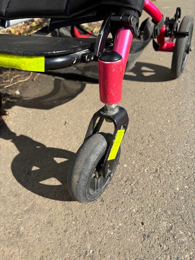 折りたたみ式　子ども用車椅子(オーエックスエンジニアリング　コトン　Mサイズ)