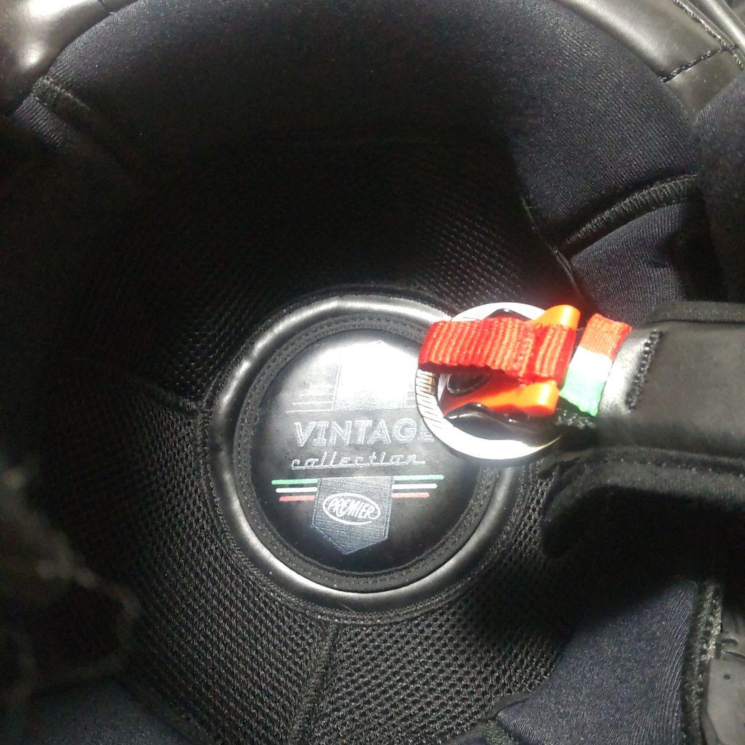 美品PRIMERカーボン製 ジェットヘルメット ブラック インカムつき