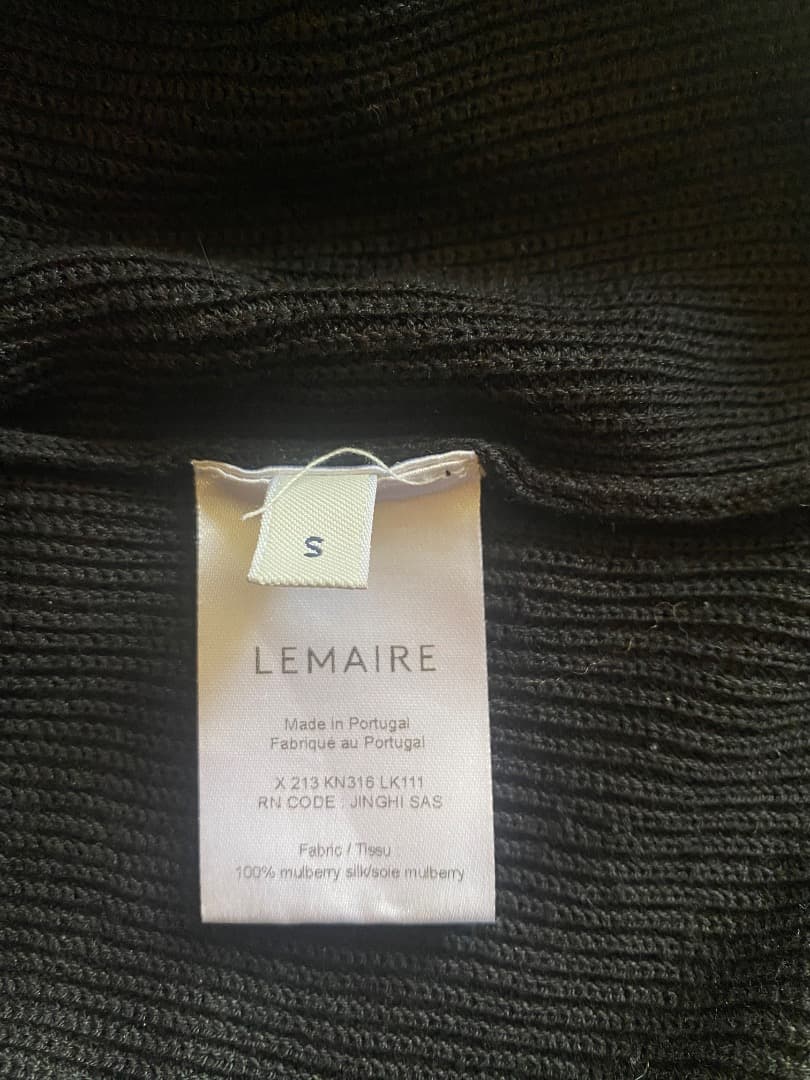 LEMAIRE（ルメール）シルク　タートルネックニット 長袖