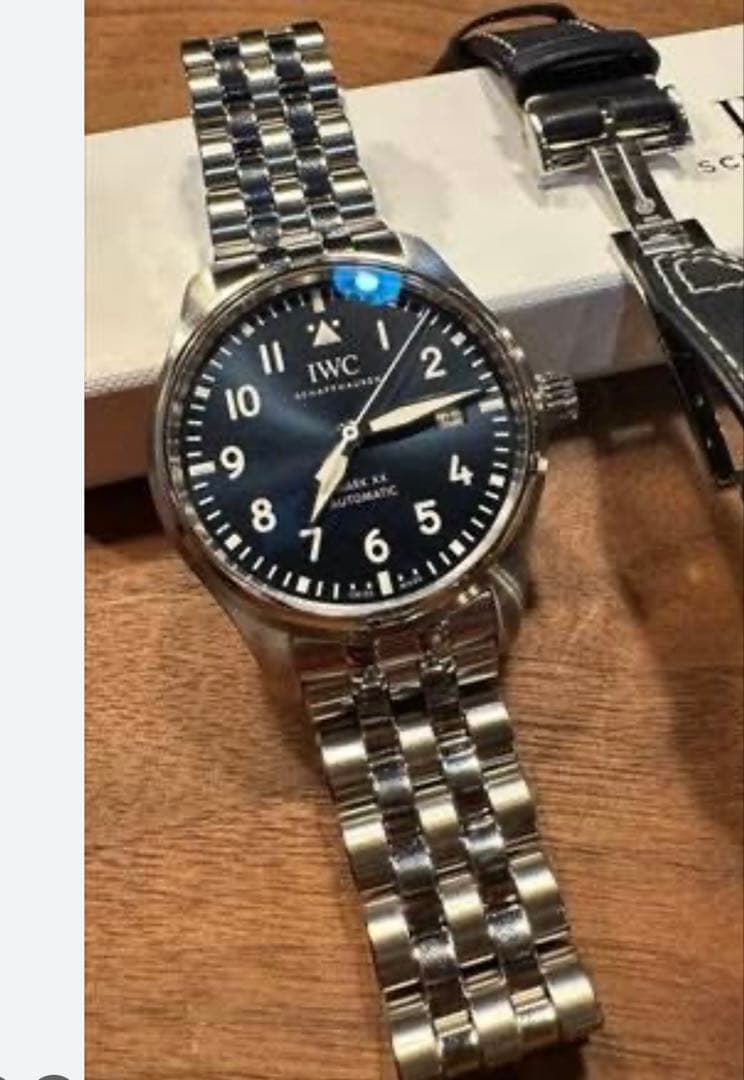 期間限定‼️IWC マークXX 純正ステンレススチール メタルブレスレット