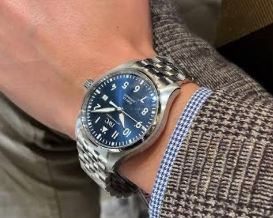 期間限定‼️IWC マークXX 純正ステンレススチール メタルブレスレット