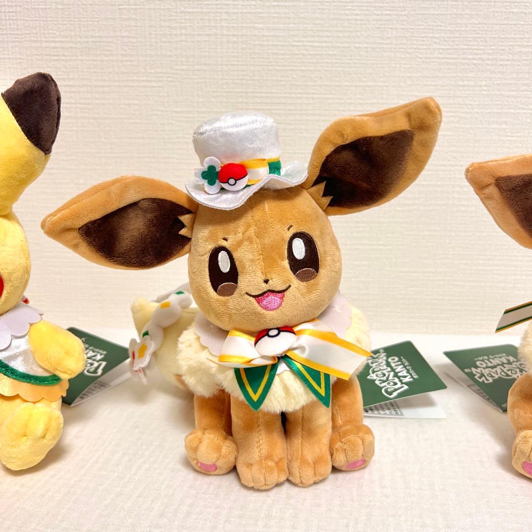 ポケパーク カントー ピカチュウ イーブイ ぬいぐるみ 4体セット