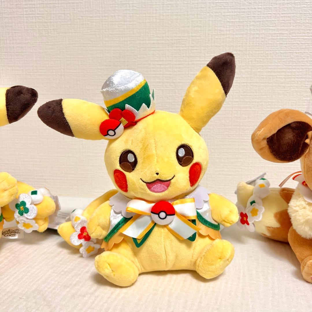 ポケパーク カントー ピカチュウ イーブイ ぬいぐるみ 4体セット