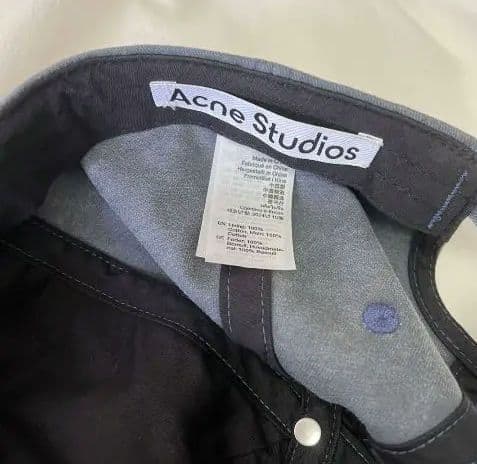 acne studios キャップ logo ball cap