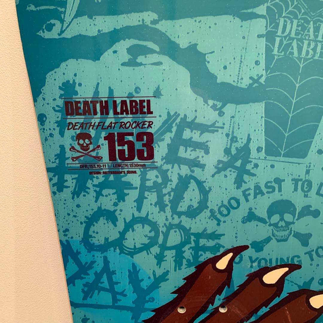 DEATH LABEL DEATH FLAT 153 スノーボード