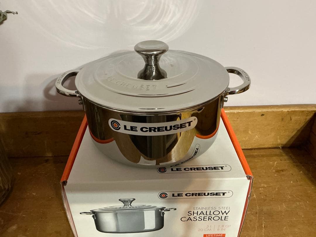LE CREUSET SHALLOW CASSEROLE 3S ステンレス20