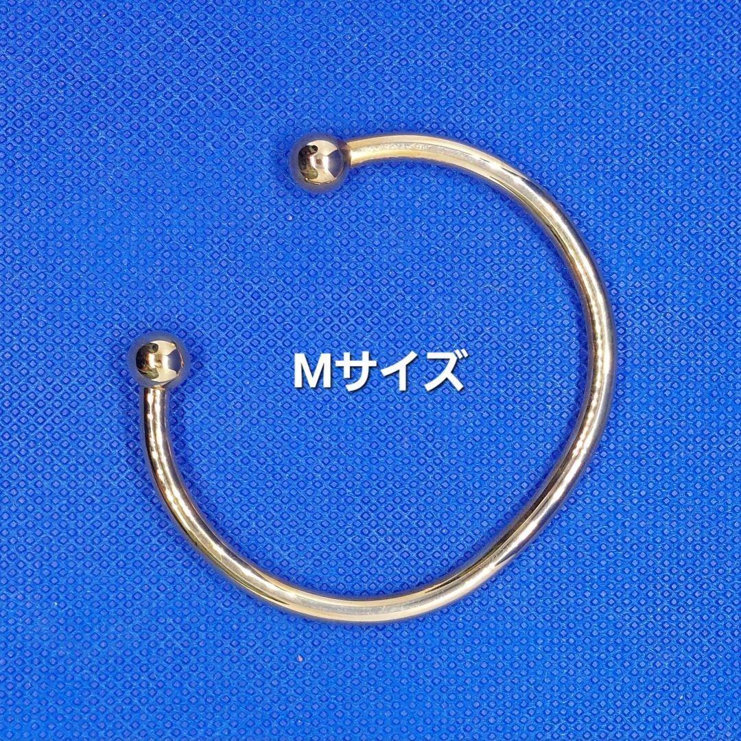 【新品・未使用】 K18YG ハングル ブレスレット Mサイズ