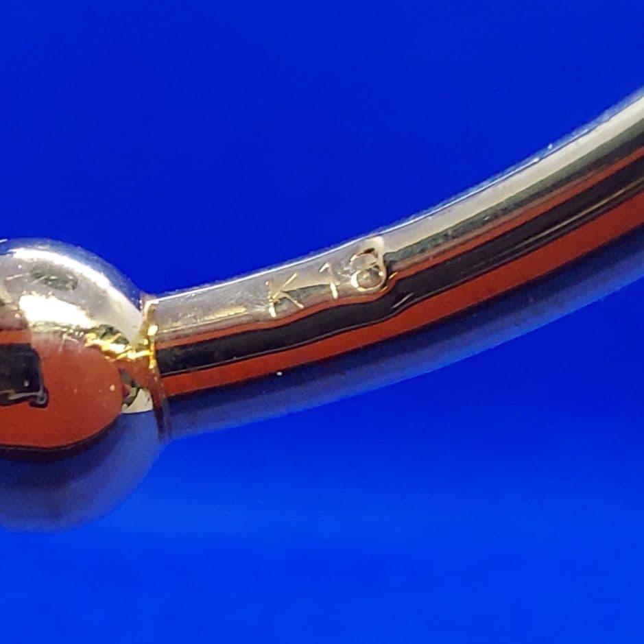 【新品・未使用】 K18YG ハングル ブレスレット Mサイズ