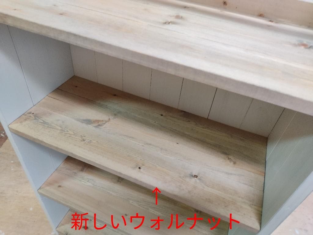 サイズ、デザインオーダー可！●４段ローラック●無垢材シャビーブラウン●受注製作