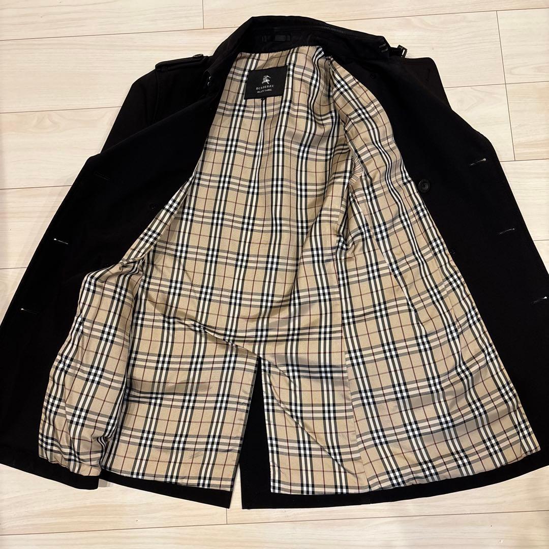 BURBERRY BLACK LABEL トレンチコート M ブラック　廃盤